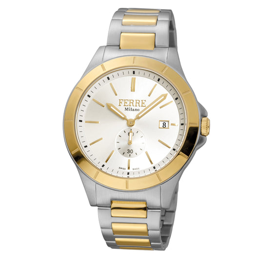 Ferre Milano FM1G080M0071 Men's Silver Dial Stainless Steel Watch
