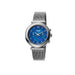 Ferre Milano FM1L081M0051 SS watch with silver strap and blue dial